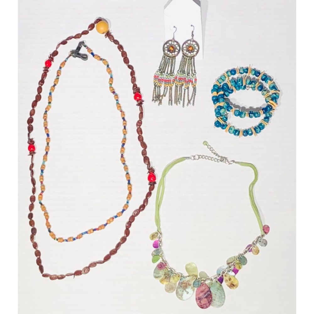 Vintage Jewelry Set Necklaces Bracelets Earrings